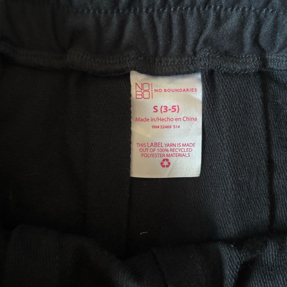 No Boundaries Black Skirt with White Accents size small - Picture 2 of 3